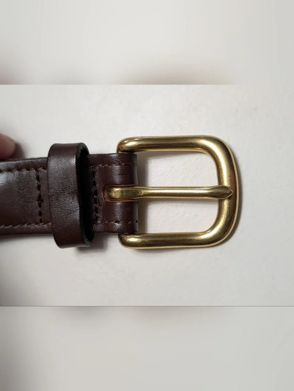 Vineyard Vines Kids Navy Fish Print Belt with Brass Buckle